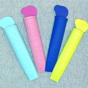 🌟 Colorful Silicone Ice Pop Molds 🌟